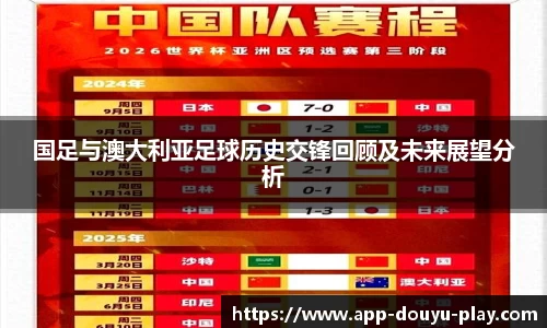 国足与澳大利亚足球历史交锋回顾及未来展望分析